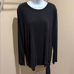 Banana Republic Black Long Sleeve Top